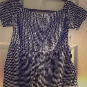 Old navy gingham top